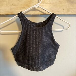 Rip Curl Charcoal Textured Crop Top